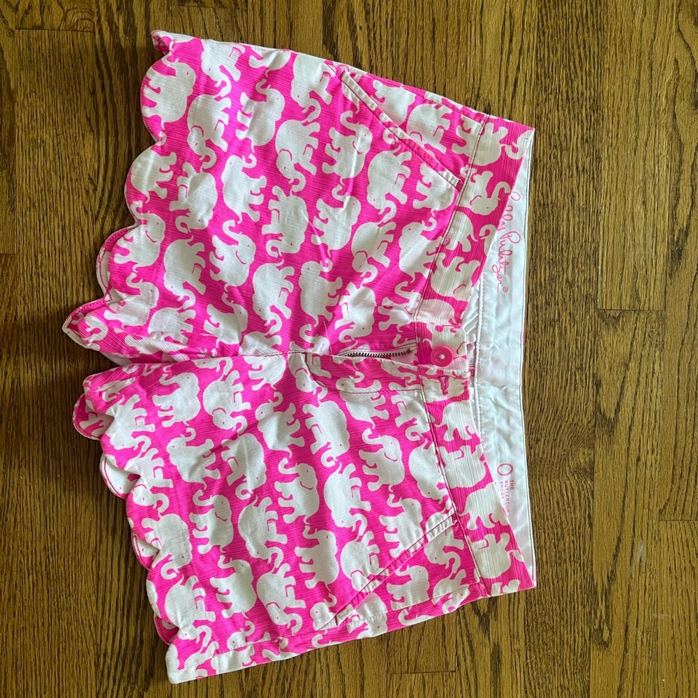Lilly Pulitzer Buttercup shorts.
